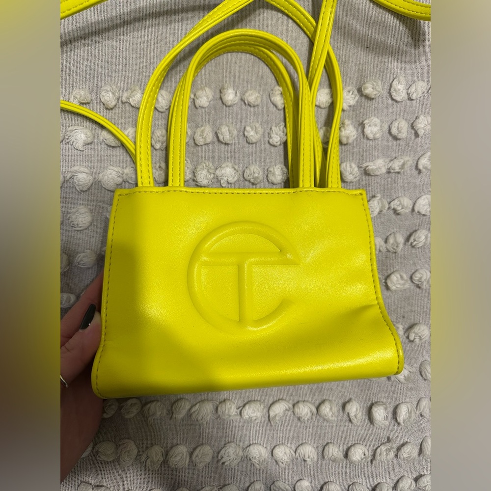 Telfar Small Shopping Bag - Highlighter Yellow